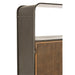 Opbergkast Kast Hoog Lades Fir Hout, Metaal Naturel 80x35x180 cm-Opbergkasten-J-Line