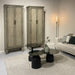 Opbergkast Kast Icons Marie Elise Grijs 45x95x220 cm-Opbergkasten-Livingfurn