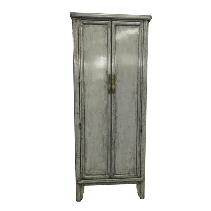 Opbergkast Kast Icons Marie Elise Grijs 45x95x220 cm-Opbergkasten-Livingfurn