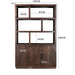 Opbergkast Kast Jaxx Mangohout Bruin 145x50x230 cm-Opbergkasten-Livingfurn