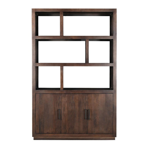 Opbergkast Kast Jaxx Mangohout Bruin 145x50x230 cm-Opbergkasten-Livingfurn