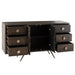 Opbergkast Kast Laag Etnisch ijzer, MDF, Mango Hout Bruin-Opbergkasten-J-Line