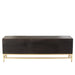 Opbergkast Kast Laag Janis Brass, ijzer, MDF Bruin 180x46x62 cm-Opbergkasten-J-Line