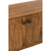 Opbergkast Kast Lora MDF, Mango Hout, ijzer Bruin 145x40x80 cm-Opbergkasten-J-Line