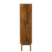 Opbergkast Kast Lora ijzer, MDF, Mango Hout Bruin 104x40x158 cm-Opbergkasten-J-Line