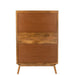 Opbergkast Kast Lora ijzer, MDF, Mango Hout Bruin 104x40x158 cm-Opbergkasten-J-Line
