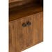 Opbergkast Kast Lora ijzer, MDF, Mango Hout Bruin 104x40x158 cm-Opbergkasten-J-Line