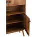 Opbergkast Kast Lora ijzer, MDF, Mango Hout Bruin 104x40x158 cm-Opbergkasten-J-Line