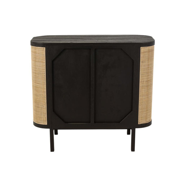 Opbergkast Kast Molly Exotiek Meranti Hout, Mindi Hout, Rotan-Opbergkasten-J-Line