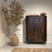 Opbergkast Kast Noor Mangohout Bruin 115x43x151 cm-Opbergkasten-Livingfurn