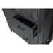 Opbergkast Kast Norris Mangohout Zwart 100x43x150 cm-Opbergkasten-Livingfurn