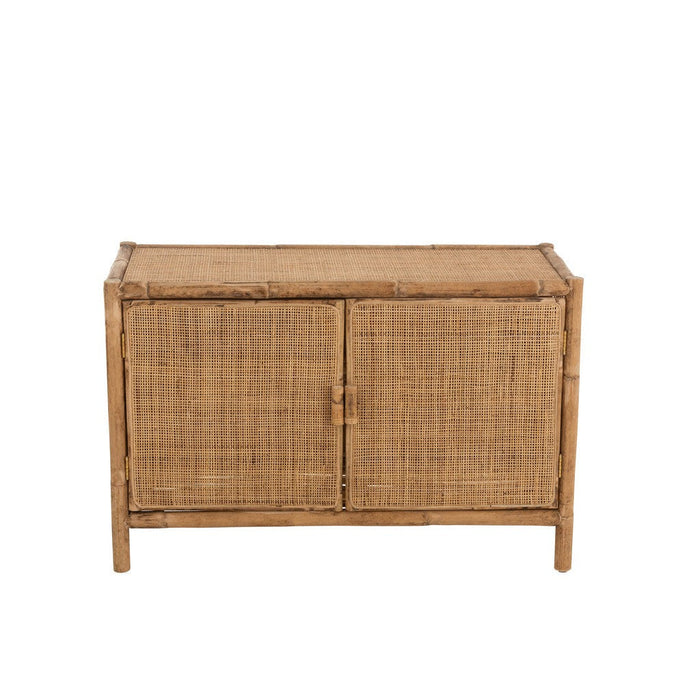 Opbergkast Kast Ozara Rotan Naturel 100x40x65 cm-Opbergkasten-J-Line
