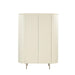 Opbergkast Kast Patou Mangohout Beige 43x115x151 cm-Opbergkasten-Livingfurn