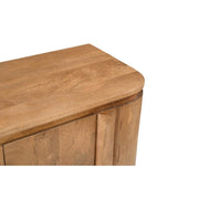Opbergkast Kast Salano Mangohout Naturel hout 115x43x150 cm-Opbergkasten-Livingfurn