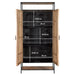 Opbergkast Kast Sturdy Mangohout Naturel hout 100x40x210 cm-Opbergkasten-Livingfurn