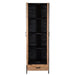 Opbergkast Kast Sturdy Mangohout Naturel hout 65x40x200 cm-Opbergkasten-Livingfurn