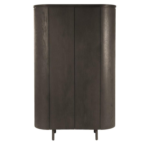Opbergkast Kast Tobago Eikenhout fineer Bruin 115x43x180 cm-Opbergkasten-Livingfurn