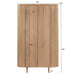 Opbergkast Kast Tobago Eikenhout fineer Naturel hout 115x43x180-Opbergkasten-Livingfurn