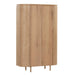 Opbergkast Kast Tobago Eikenhout fineer Naturel hout 115x43x180-Opbergkasten-Livingfurn
