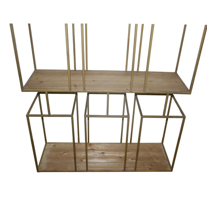Opbergkast Kast Vakkenkast Beige-Opbergkasten-PTMD
