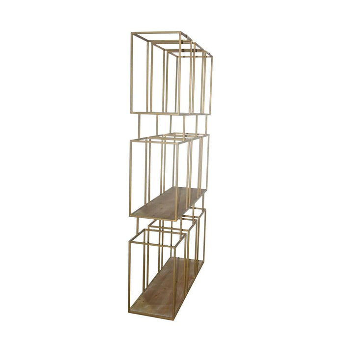 Opbergkast Kast Vakkenkast Beige-Opbergkasten-PTMD