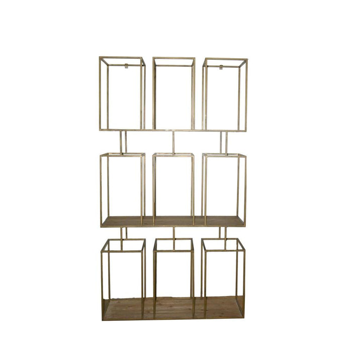 Opbergkast Kast Vakkenkast Beige-Opbergkasten-PTMD