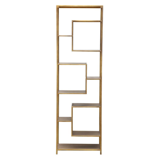 Opbergkast Kast Vakkenkast Geel 30x60 cm-Opbergkasten-PTMD