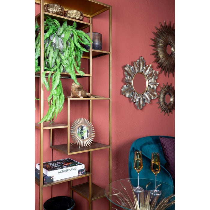 Opbergkast Kast Vakkenkast Geel 30x60 cm-Opbergkasten-PTMD