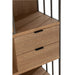 Opbergkast Kast Verschillende Compartimenten Ash Hout, Metaal-Opbergkasten-J-Line