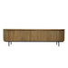 Opbergkast Lausanne Teakhout Naturel hout 43x210x56 cm-TV-meubels-Livingfurn