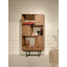 Opbergkast Mangohout 100x40x200 cm-Opbergkasten-Livingfurn