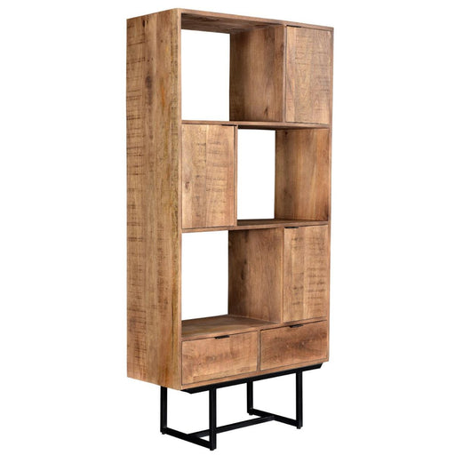 Opbergkast Mangohout 100x40x200 cm-Opbergkasten-Livingfurn