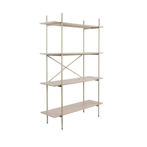 Opbergkast Marcio MDF, Metaal Beige 40x120 cm-Opbergkasten-Creating Home