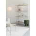 Opbergkast Marcio MDF, Metaal Beige 40x120 cm-Opbergkasten-Creating Home