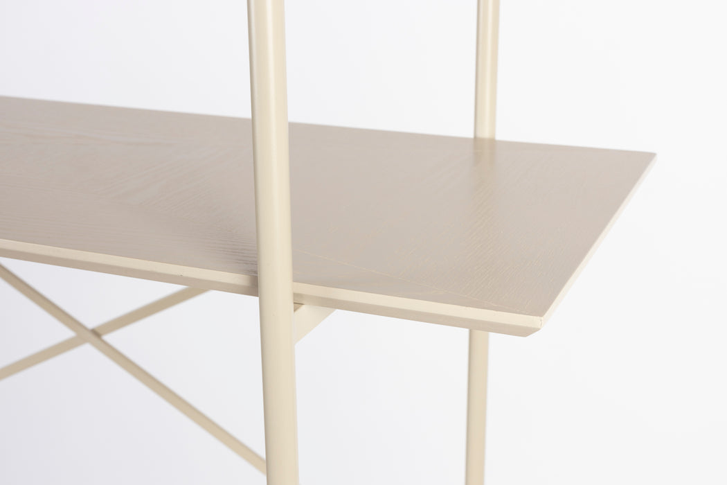 Opbergkast Marcio MDF, Metaal Beige 40x120 cm-Opbergkasten-Creating Home