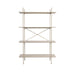 Opbergkast Marcio MDF, Metaal Beige 40x120 cm-Opbergkasten-Creating Home
