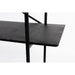 Opbergkast Marcio MDF, Metaal Zwart 40x120 cm-Opbergkasten-Creating Home