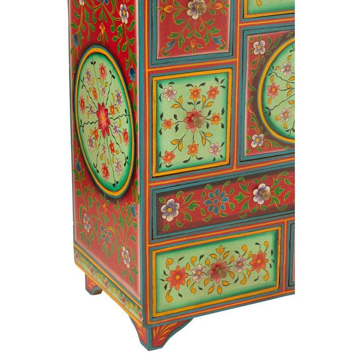 Opbergkast Mix Mangohout hout 29x43 cm-Opbergkasten-J-Line