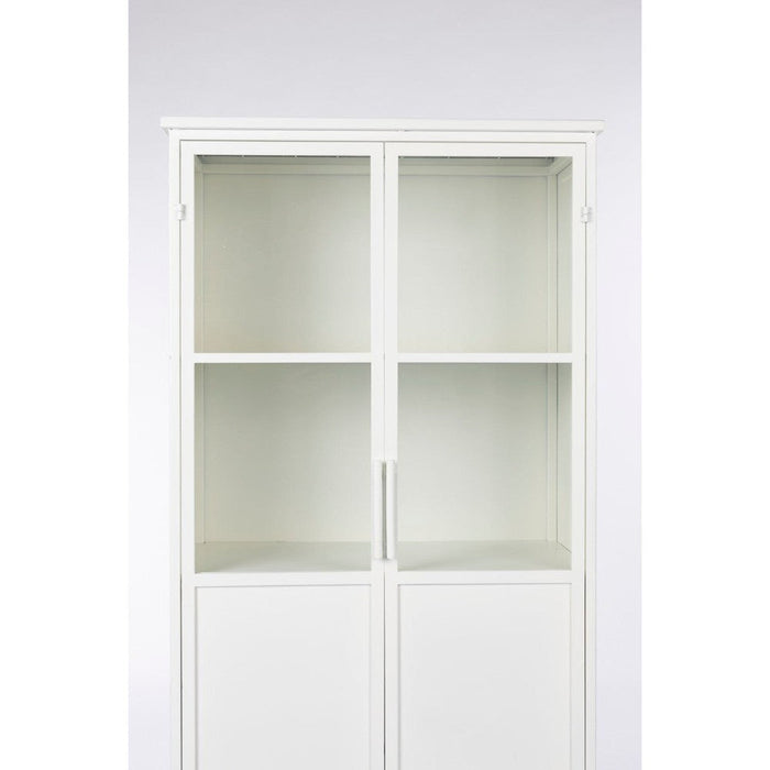 Opbergkast Miya High 2do Metaal Wit 68x35 cm-Opbergkasten-Creating Home