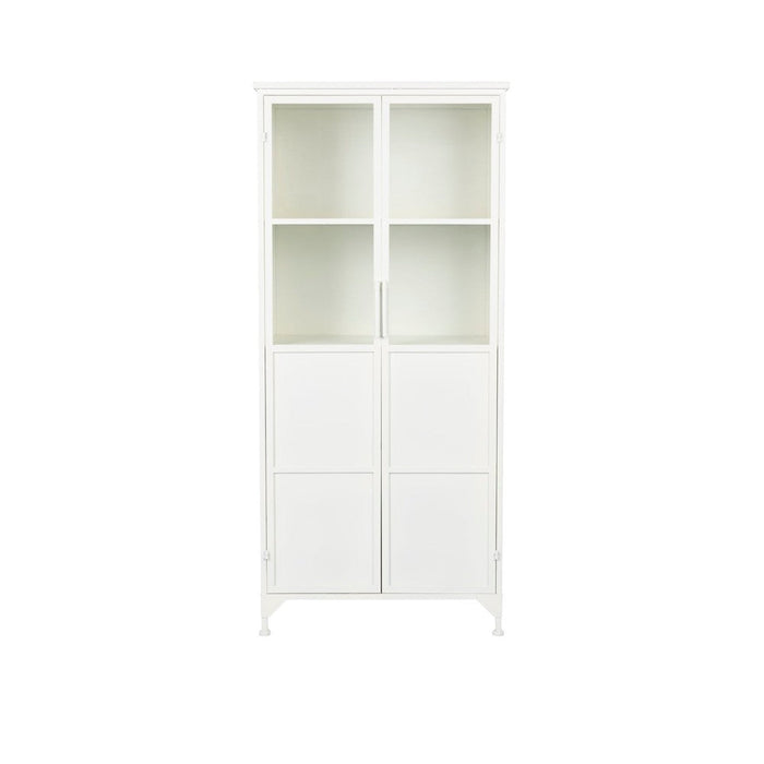 Opbergkast Miya High 2do Metaal Wit 68x35 cm-Opbergkasten-Creating Home
