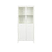 Opbergkast Miya High 2do Metaal Wit 68x35 cm-Opbergkasten-Creating Home