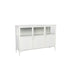 Opbergkast Miya Low 3do Metaal Wit 120x35 cm