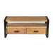 Opbergkast Nairobi Mangohout Naturel hout 120x45x50 cm-TV-meubels-Livingfurn