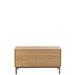 Opbergkast Naturel Cane Vierkant 40x120 cm-Opbergkasten-J-Line
