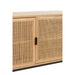 Opbergkast Naturel Cane Vierkant 40x120 cm-Opbergkasten-J-Line