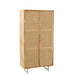 Opbergkast Naturel Mangohout hout 44x95 cm-Opbergkasten-J-Line