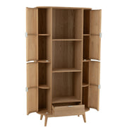 Opbergkast Naturel Mdf 36x88 cm-Opbergkasten-J-Line