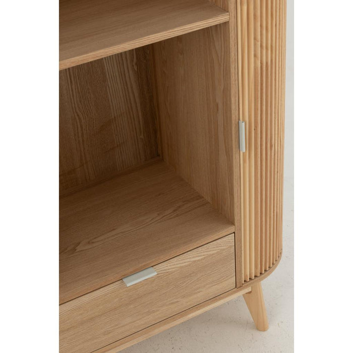 Opbergkast Naturel Mdf 36x88 cm-Opbergkasten-J-Line