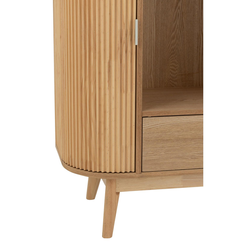 Opbergkast Naturel Mdf 36x88 cm-Opbergkasten-J-Line