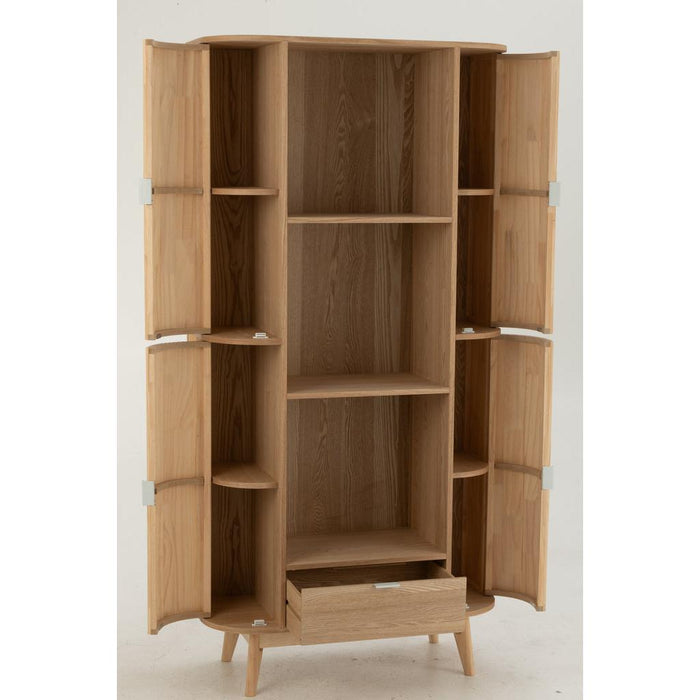 Opbergkast Naturel Mdf 36x88 cm-Opbergkasten-J-Line